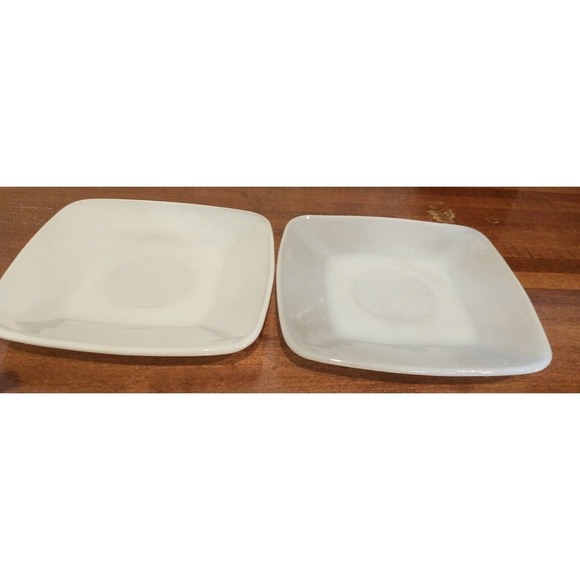 Set Of 2 Two Fire King Azurite Blue Charm 2 Cups And 2 Saucers Baby Pale Blue - Picture 4 of 6